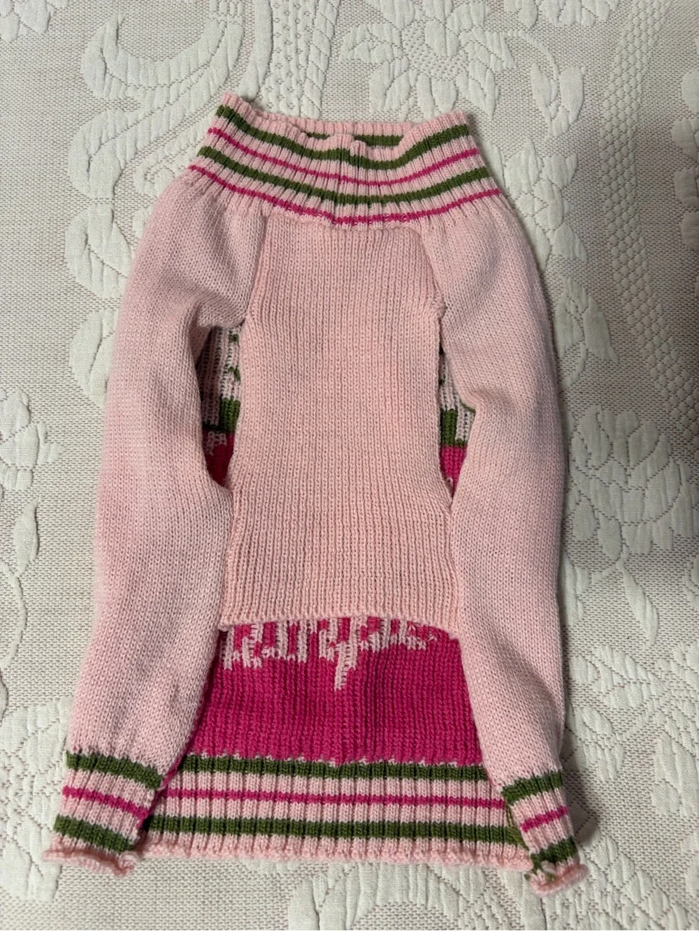 Happy Camper dog sweater New - I bought this for my grand-dog - too small